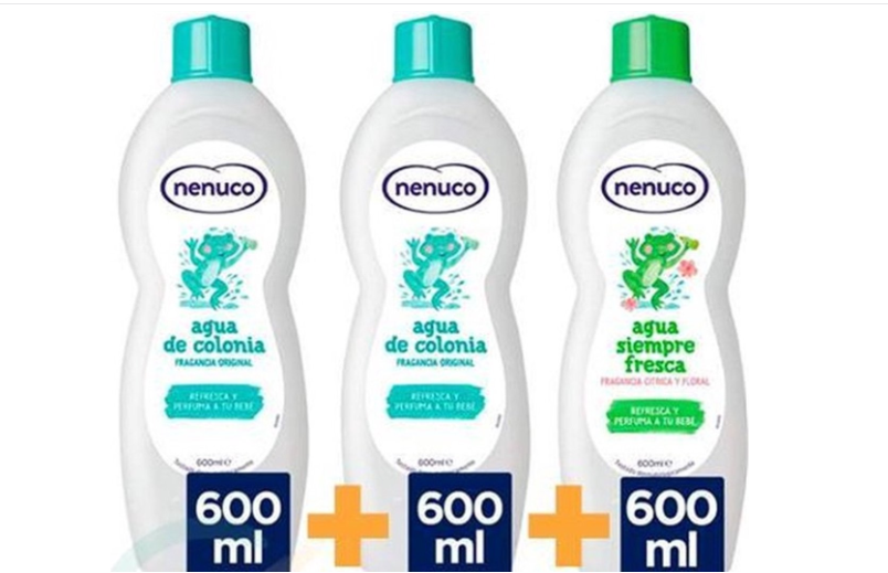 Nenuco discount set! 2x Nenuco Agua de Colonia 600ml + 1x Nenuco Siempre Fresca 600ml