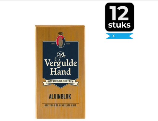 Gilded Hand Alum Block - 75g - Value Pack of 12