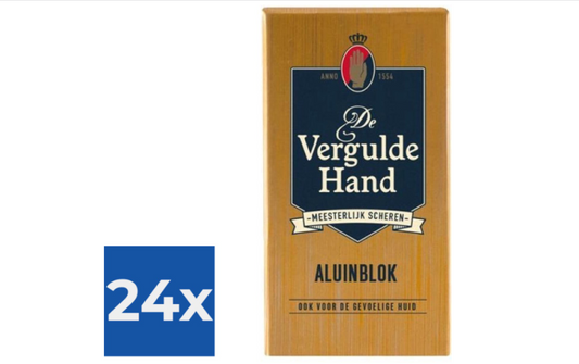 Gilded Hand Alum Block - 75g - Value Pack of 24