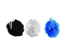 Relaxing Bath & Shower Puff - Net Sponge - Ø 14 cm - Set of 3 - 3 Different Colors!
