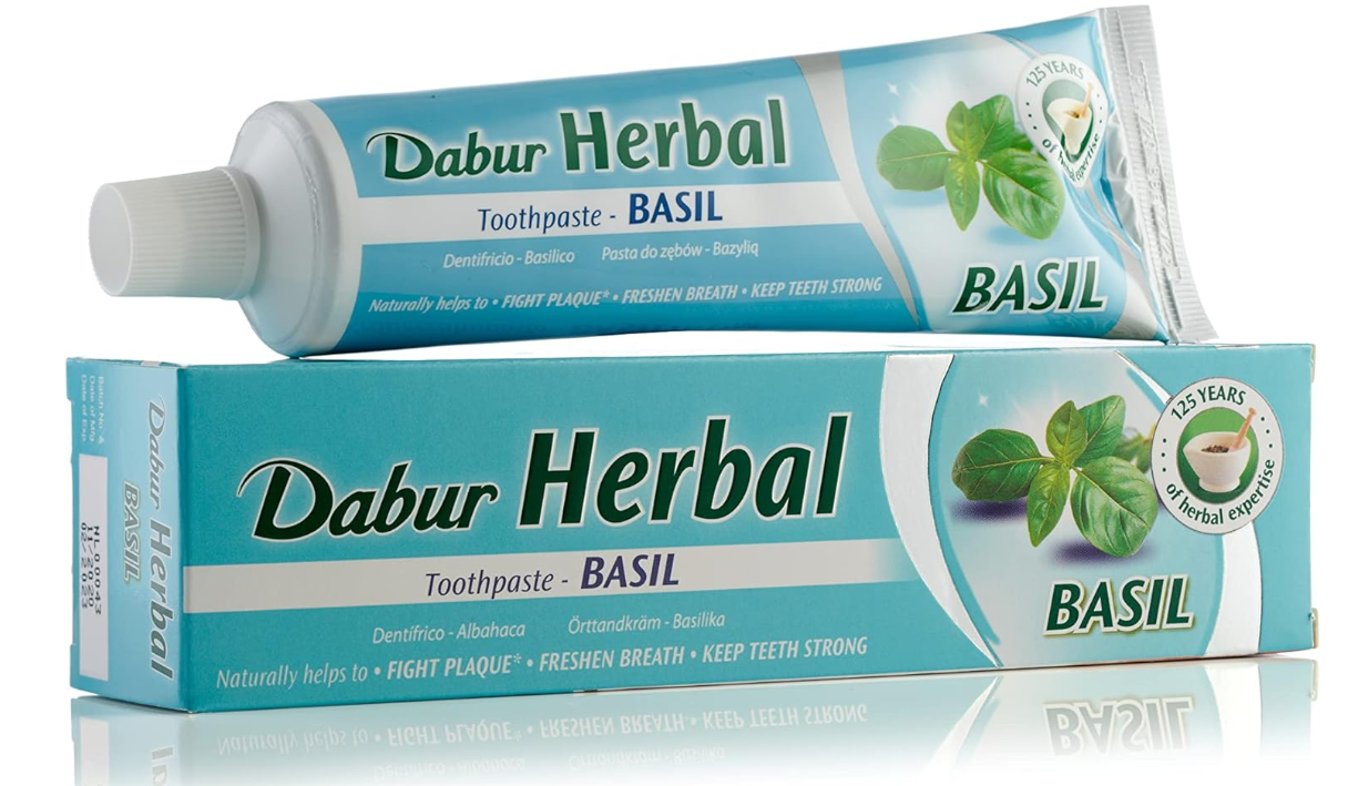 Ayurvedic Toothpaste Basil 100 ml – Dabur