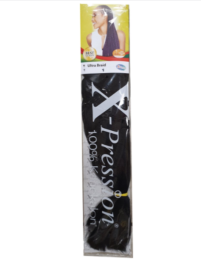 X-PRESSION – ULTRA BRAID HAIR COLOR NUMBER 1