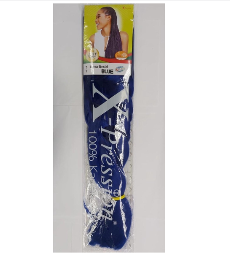 X-PRESSION - ULTRA BRAID PRE-STRETCHED NUMBER BLUE
