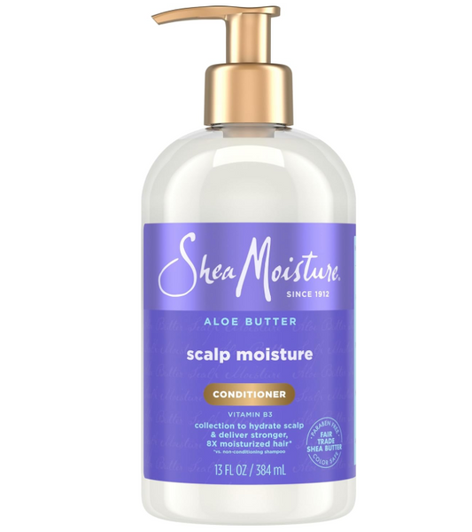 SheaMoisture Scalp Moisture Conditioner Aloe Butter and Vitamin B3 Hair care with a boost of hydration to hydrate the scalp