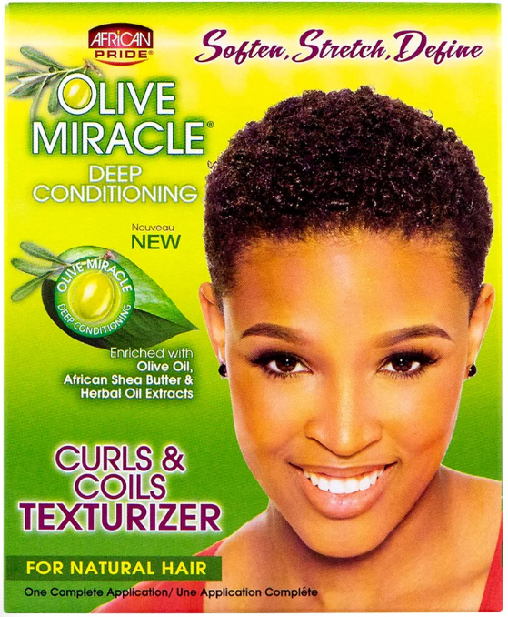 AFRICAN PRIDE - OLIVE MIRACLE - TEXTURIZER KIT