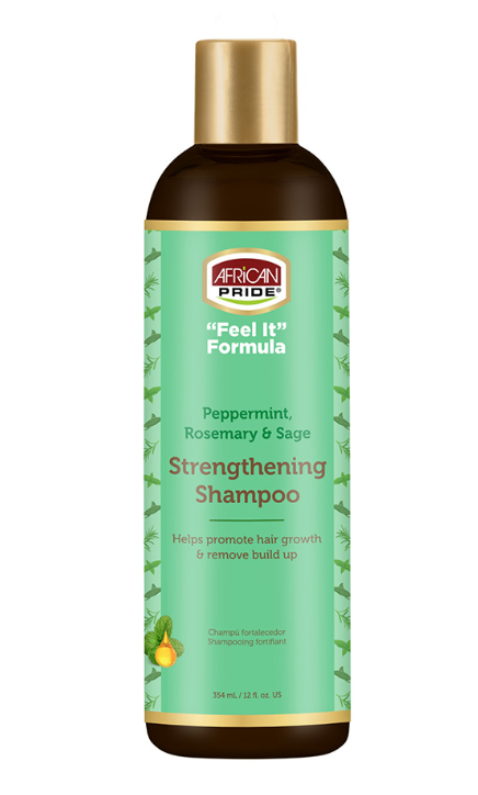 African Pride Pepperment & Rosemary Strengthening Shampoo 354ml