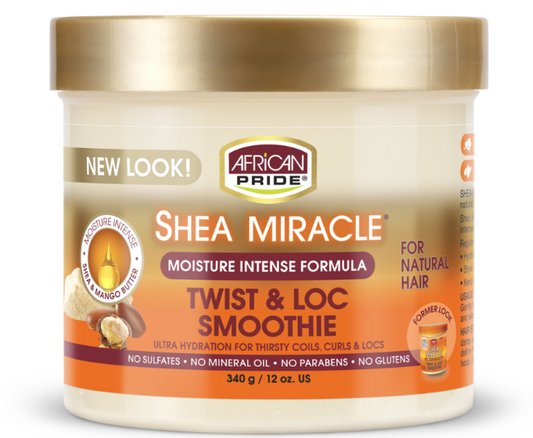 African Pride Shea Butter Miracle Twist and Loc Smoothie 340 gr