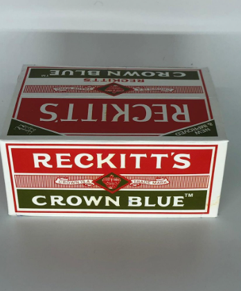 Reckitt's Crown Blue - Blueing 4x blue tablet for white laundry - old-fashioned detergent