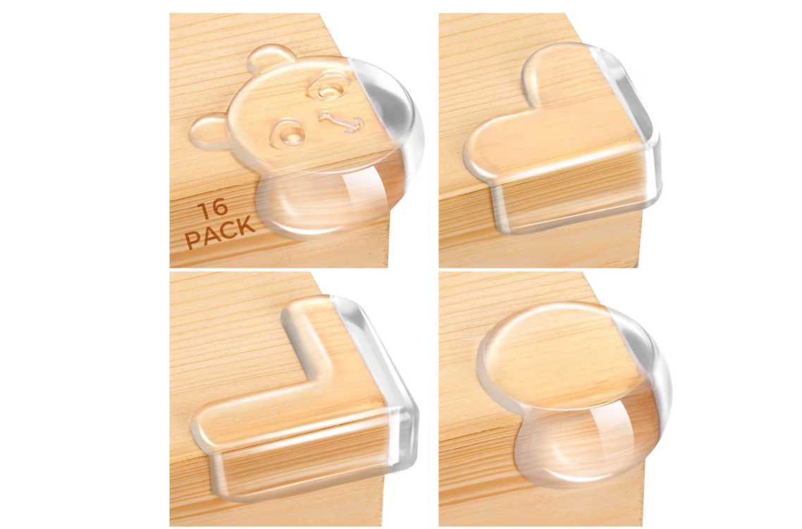Baby corner protectors - 16 pieces - Table corner protectors - Table corner protectors - Transparent