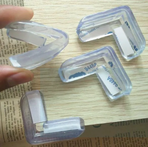 Self-adhesive Corner Protectors Set - Transparent - Corner Protection - 12 Pieces - Baby & Child Safety - Table Corner Protectors - Bumper Pad - Bumper Edge - Protective Corners