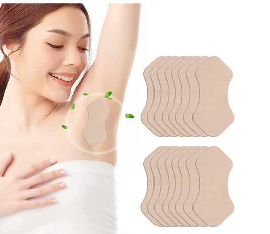 Sweat absorbing armpit pads - 40 pieces - Anti-perspiration pads - No more sweat stains on your T-shirt - Anti-sweat fabric - Sweat protection - Anti-perspirant cotton - Armpit pads - Anti-perspiration - Sweat pads