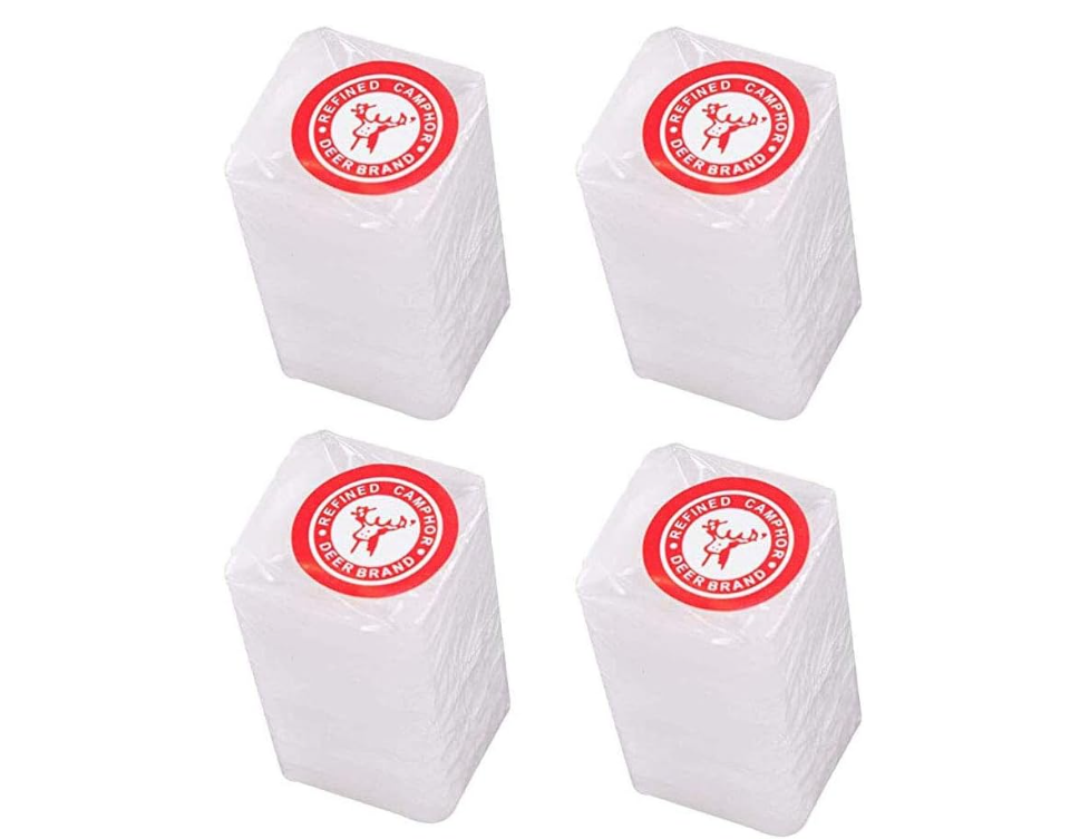 Camphor blocks 4 packs with 4 Camphora blocks