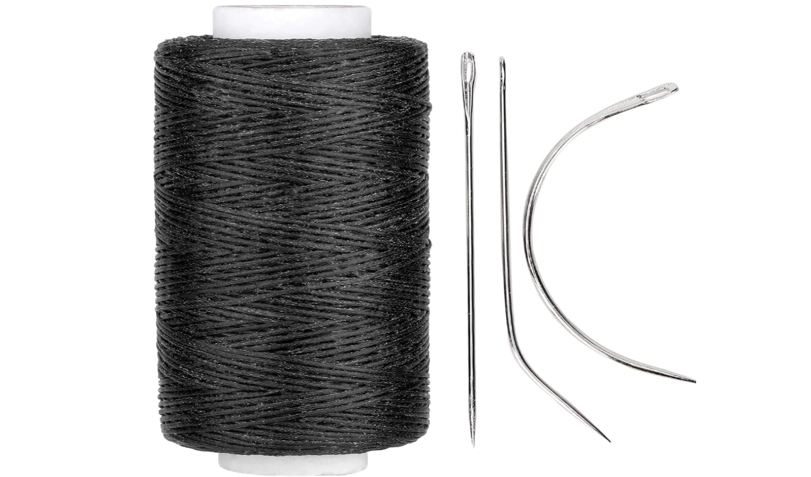 J Needle + Weave Thread Black - Hairweaving - Interlock - Combi