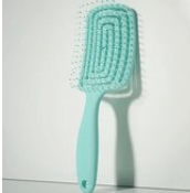 Hair brush - Detangling brush - Paddle brush - Hair brush - Anti-tangle brush - Brush for dry and wet hair - Brush for curls - For wet and dry hair - Green