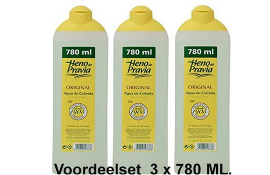 Heno de Pravia Agua de Colonia - Value pack - 3 bottles of 780 ml