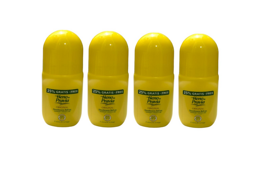 Heno de Pravia - 62.5 ml - Deodorant - 4 pcs - Value pack