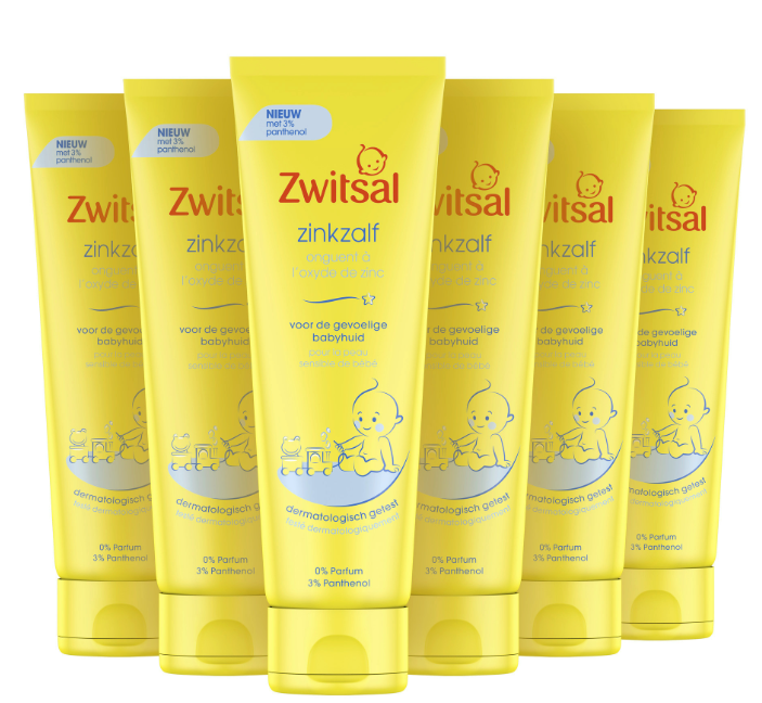 Zwitsal - Baby Zinc Ointment - Tube - 6 x 100ml - Value Pack