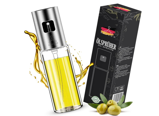 Olive oil sprayer - Diffuser & Atomizer - Glass & Stainless Steel - 100mL