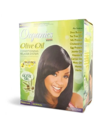 Africa's Best Organics Olive Oil Conditioning Relaxer System Regular