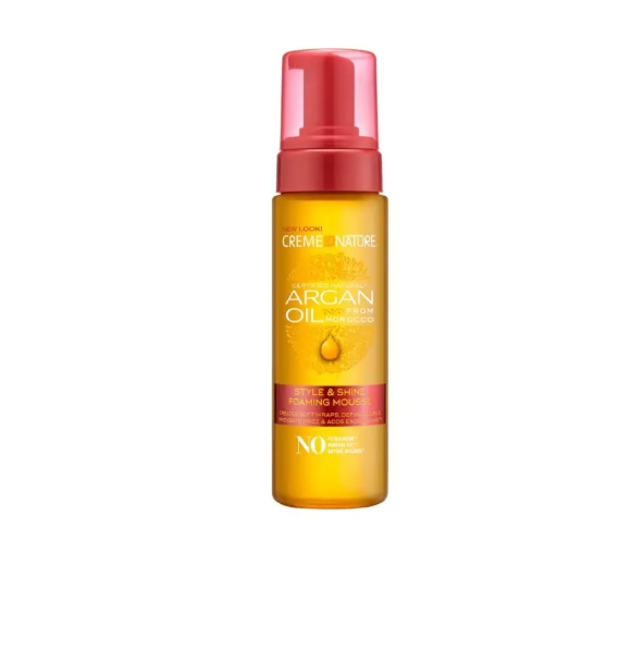 Creme of Nature Argan Oil Foam Wrap Mousse 7 oz