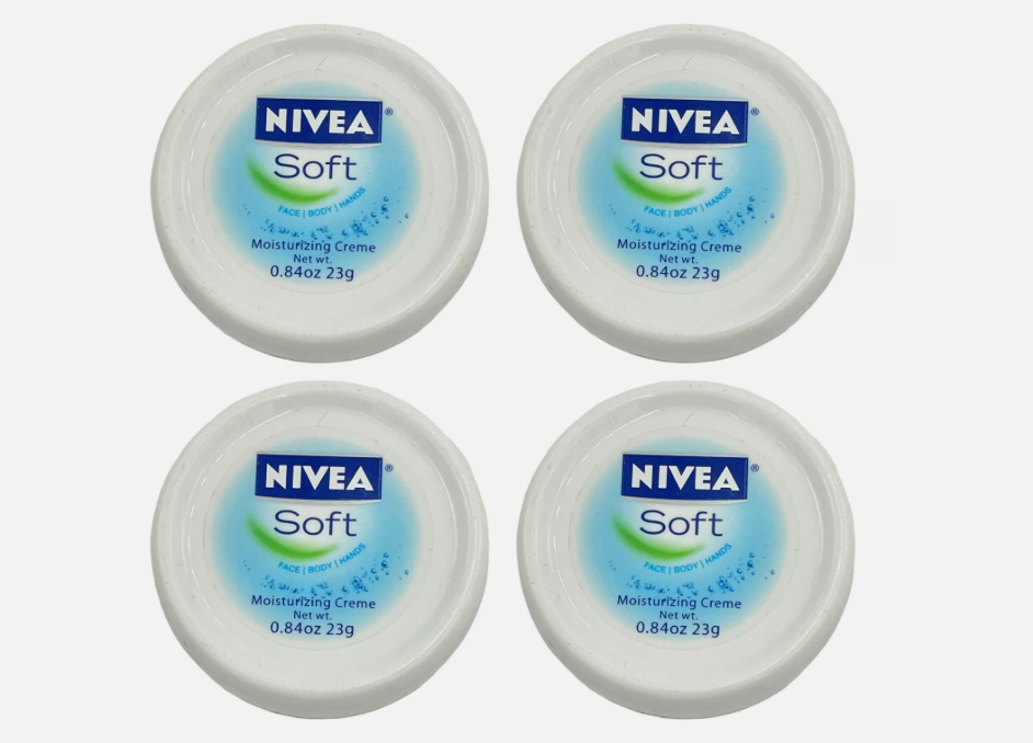 NIVEA Soft Body Cream - Body and Face Cream - Value Pack - 4 x 50 ml