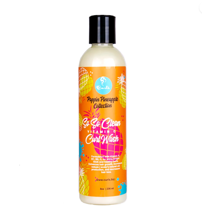 Conditioner Curls Poppin Pineapple Collection So So Clean Curl Wash (236 ml)