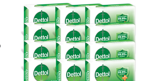 12x Dettol Soap Bar 175 grams - Soap tablet - Value pack