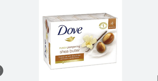 Dove - Soap tablet - Shea Butter - 4x100g