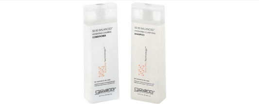 Giovanni Cosmetics - 50:50 Balanced Hair Care Set - Shampoo & Conditioner for normal to dry hair 2x 250ml