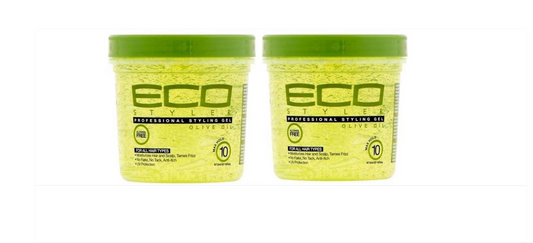 2x EcoStyler Gel - Olive oil max hold 16 oz