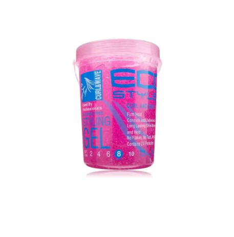 EcoStyler Styling Gel Curl & Wave Pink 2.36L