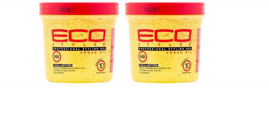 2x EcoStyler Gel - Argan oil max hold 16 oz