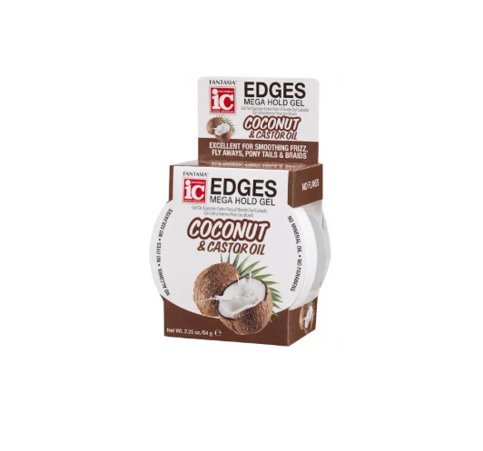 FANTASIA IC - COCONUT & CASTOR OIL EDGES SMOOTHING GEL 2.25OZ