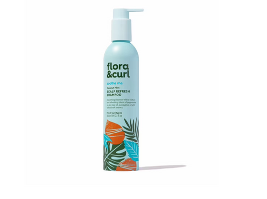 Moisturizing Shampoo Flora & Curl Soothe Me Mint Coconut Refreshing (300 ml)