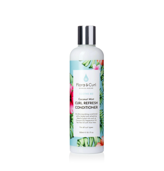 Flora & Curl Coconut Mint Curl Refresh Conditioner 300ml