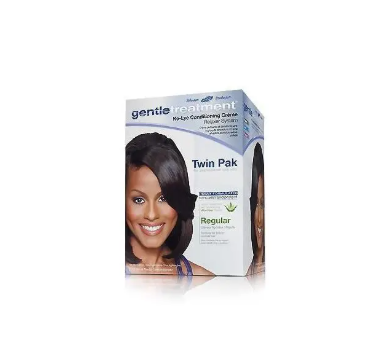 Gentle Treatment No-Lye Conditioning Cream Relaxer System Twin Pack Regular