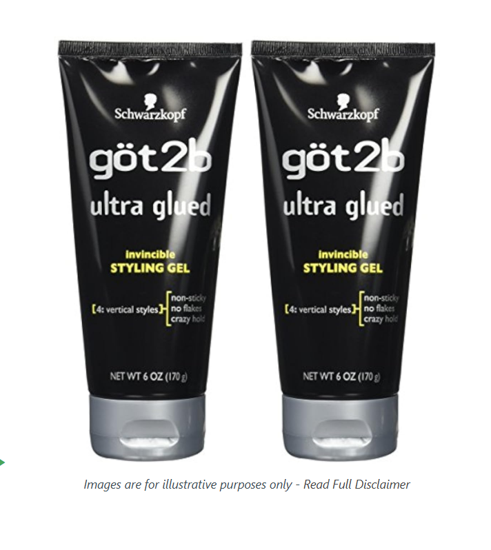 2 Pieces Schwarzkopf Got2B Gel Glued Extra 150ml/also for wigs