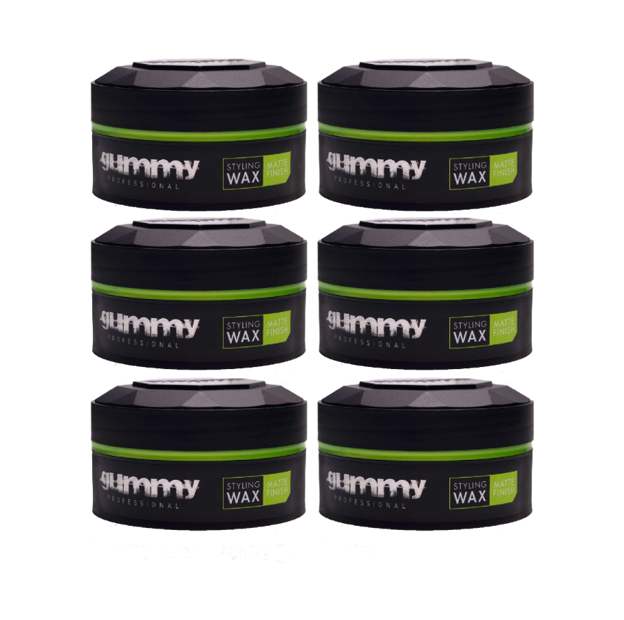 Gummy Styling Hairwax Matt Finish 6 pieces 150ml
