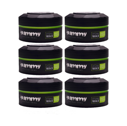 Gummy Styling Hairwax Matt Finish 6 pieces 150ml