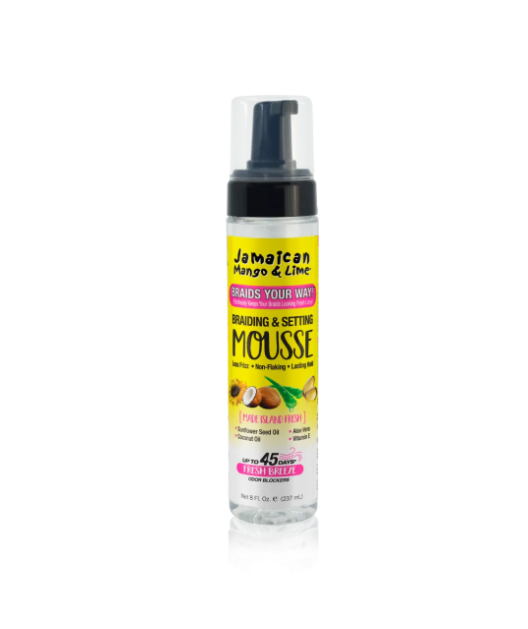 Jamaican Mango & Lime Braid Shine Molding Mousse 8oz
