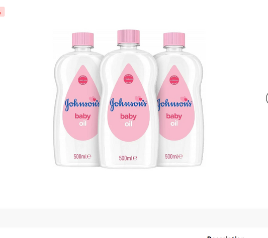 Johnsons XL Baby Oil - Value Pack 3 x 500 ml
