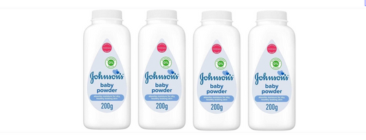 Johnson's Baby  Powder 4 x 200 Gram Value Pack