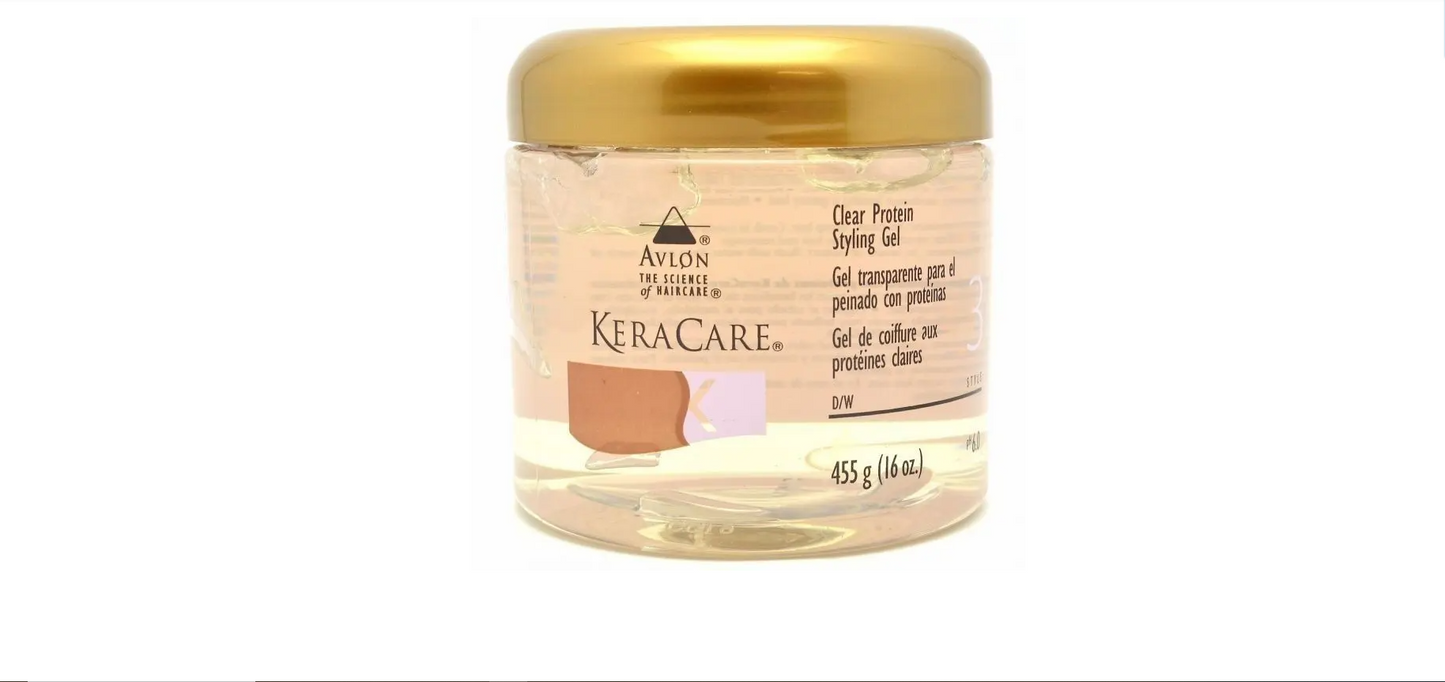 KeraCare Clear Protein Styling Gel 455 gr