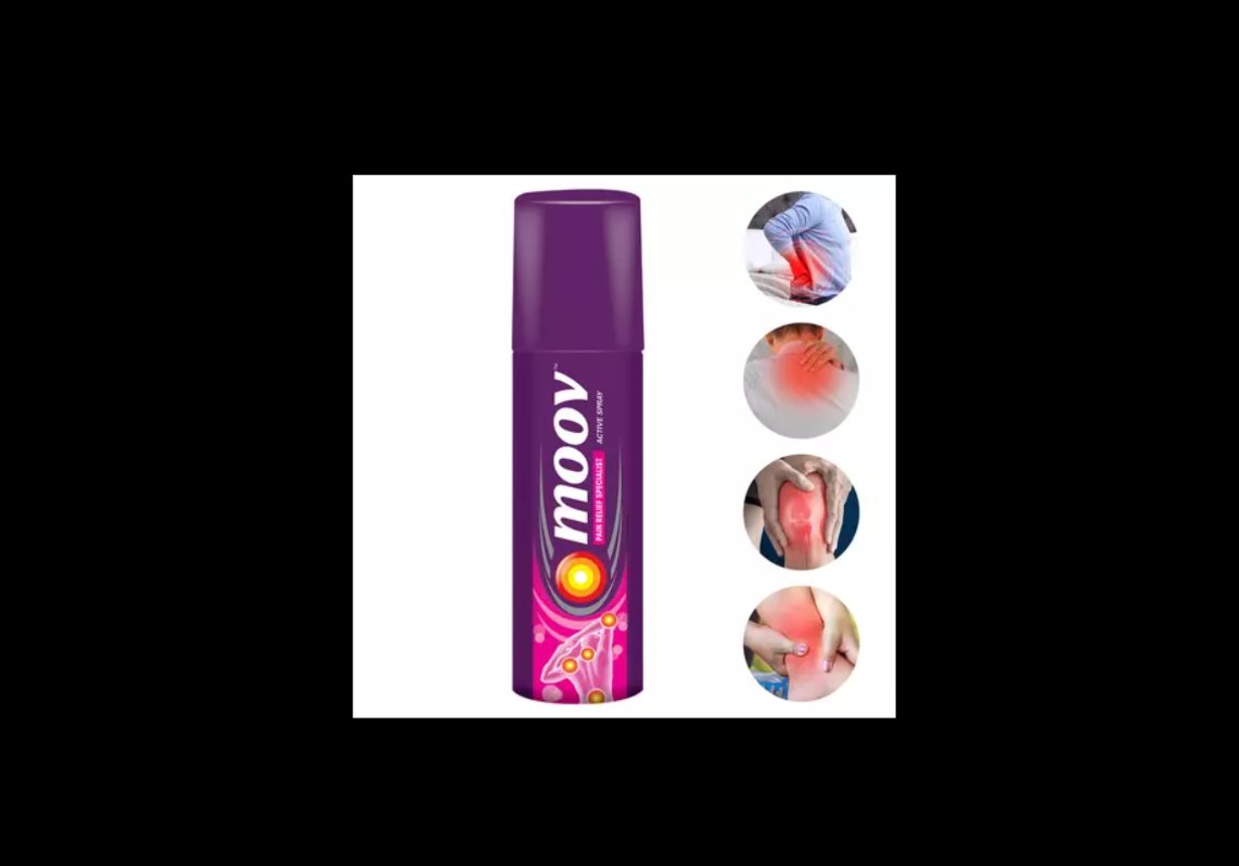 Moov Spray, Fast Pain Relief, Ayurvedic 80 grams