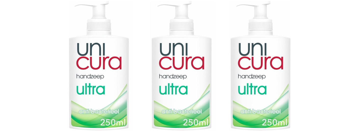 Unicura Ultra Hand Soap Refill - Antibacterial 3 x 250 ml