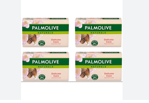 Palmolive – Naturals – Delicate Care – Almond & Milk – Soap bar – 4x 90g - Value pack