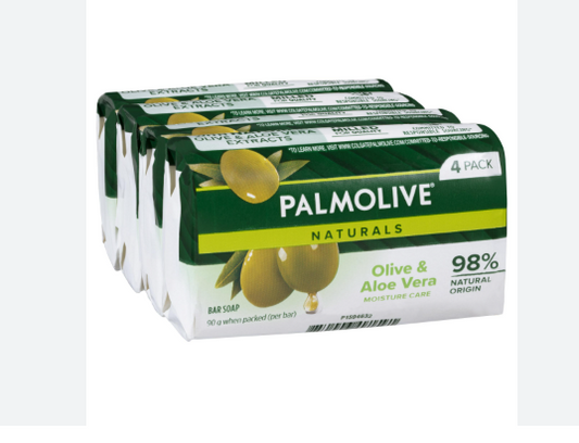 Palmolive Naturals Olive Tablet Soap 90g x4