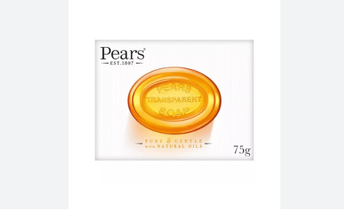 Pears Pure & Gentle soap with Natural Oils 75g