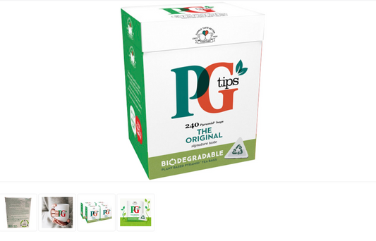 PG Tips - 100% Black Tea - 4 x 240 Tea Bags - Extra Large Pack