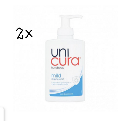 Unicura - Hand Soap Pump - Hygiene - 250 ml - Value Pack - 2 pieces